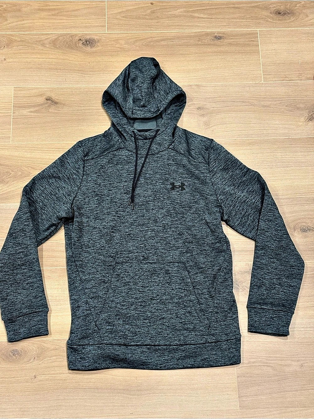 Under Armour Fleece Big Logo Twist Hoodie Men'Small Gray Small